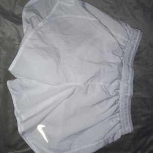 White Nike running shorts size xs